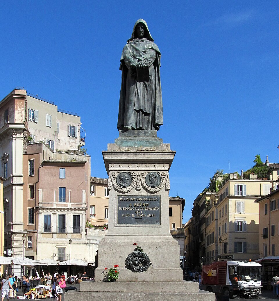 Portrait representing Giordano Bruno.